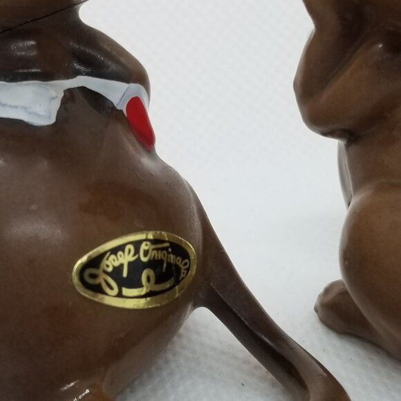 Pair of Adorable Vintage Josef Originals Mice Graduate & Teacher w/ School Bell - Picture 5 of 9